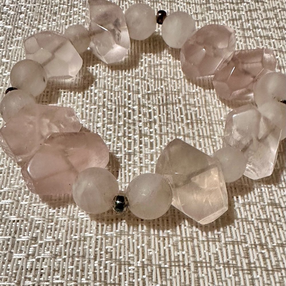 Rose Quartz Gemstone Bracelet